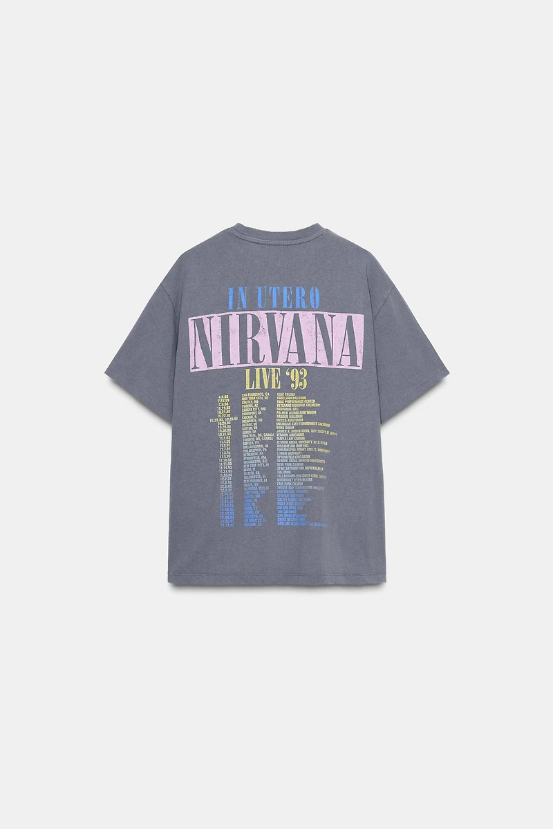 NIRVANA© WASHED EFFECT T-SHIRT