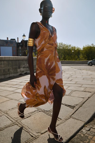 ROBE MIDI IMPRIMÉE