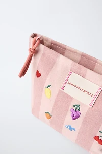TROUSSE RAYURES FRUITS