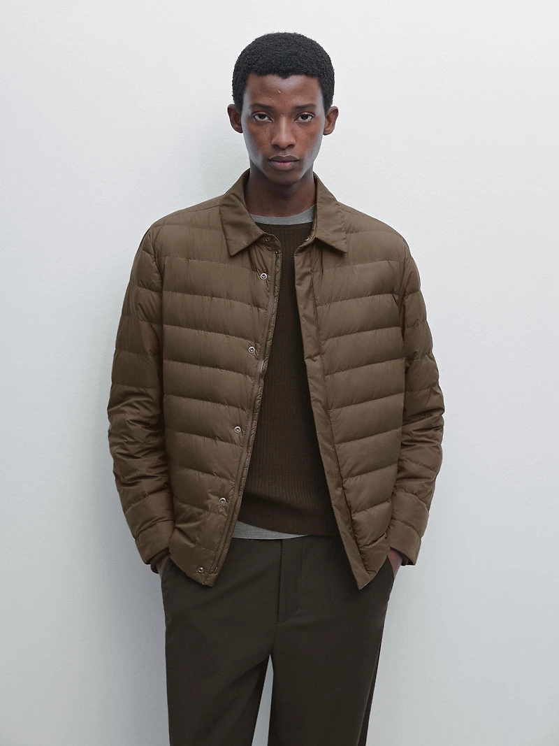 Extra lightweight puffer jacket