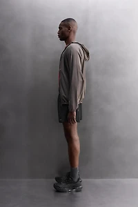 COLOR BLOCK RUNNING SHORTS