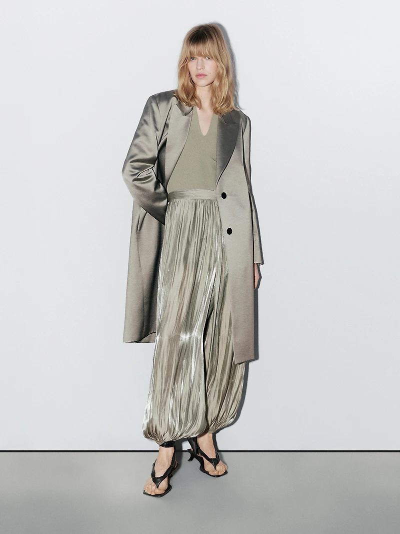 Shiny balloon trousers - STUDIO