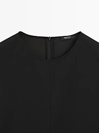 Short dress with button details