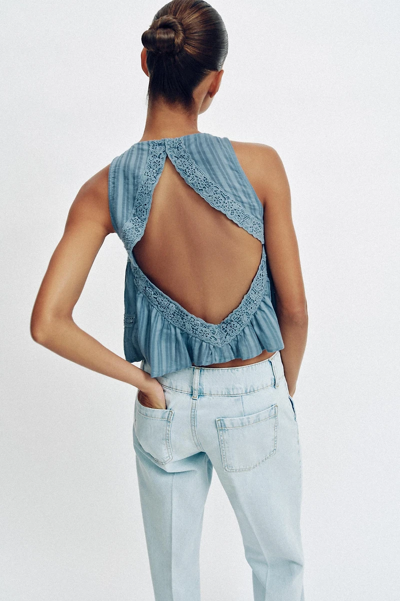 COMBINATION OPEN BACK TOP