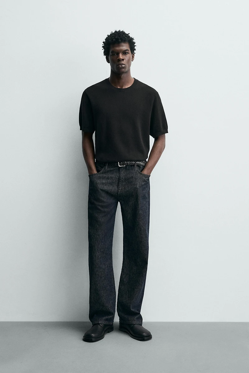 RELAXED FIT KNIT T-SHIRT