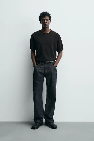 RELAXED FIT KNIT T-SHIRT