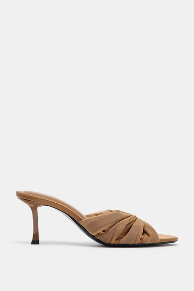 MESH DETAIL SANDALS
