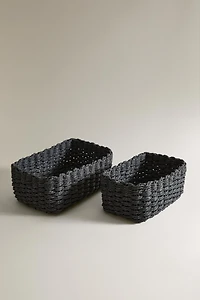 WOVEN PAPER BASKET