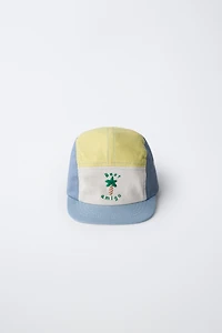 CASQUETTE PALMIER BRODÉ COLOR BLOCK