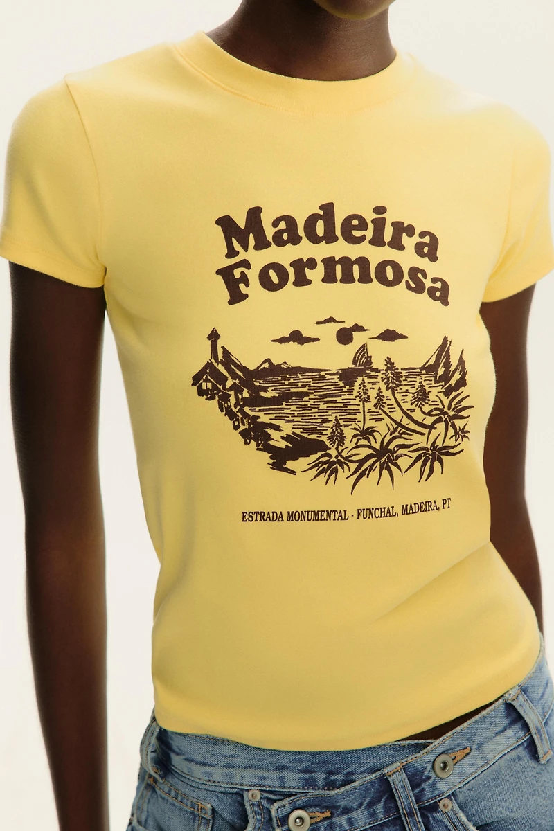TEXT PRINT T-SHIRT