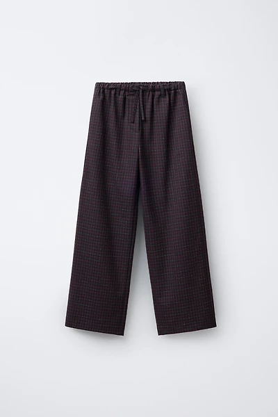 PANTALON À CARREAUX