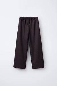 PANTALON À CARREAUX