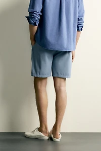 WASHED REGULAR FIT SHORTS