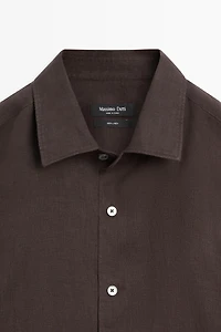 100% linen regular fit shirt