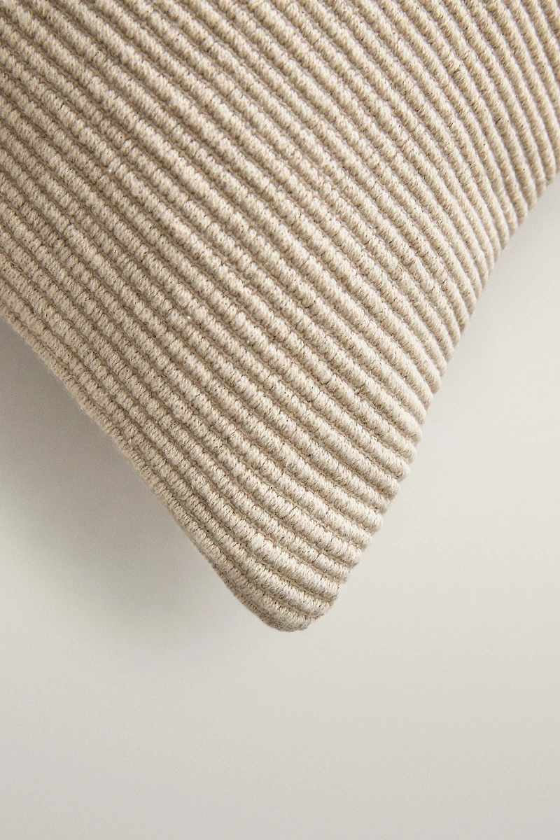 DOUBLE LINE THROW PILLOW COVER