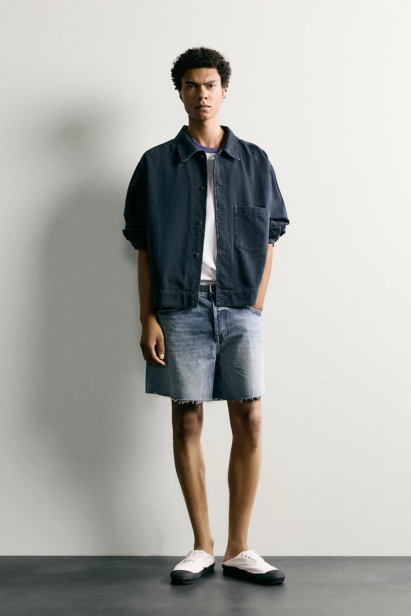 LIGHTWEIGHT DENIM OVERSHIRT