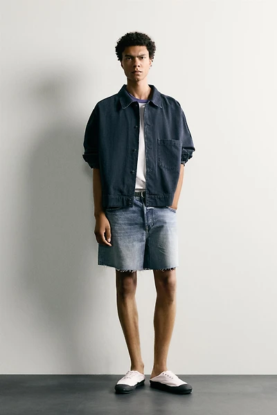 LIGHTWEIGHT DENIM OVERSHIRT