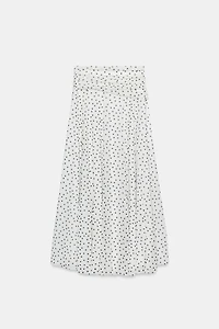LONG POLKA DOT SKIRT