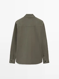 Surchemise avec poches en coton