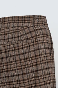 CHECKED FLARE FIT TROUSERS HARRY LAMBERT FOR ZARA X DISNEY