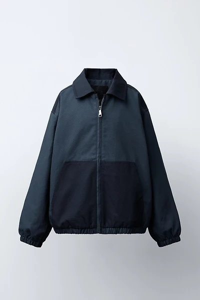 BLOUSON SERGÉ COLOR BLOCK