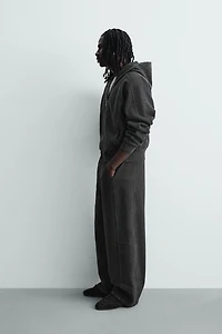 WASHED BALLOON FIT JOGGER PANTS