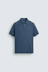 POLO REGULAR FIT CANNELÉ
