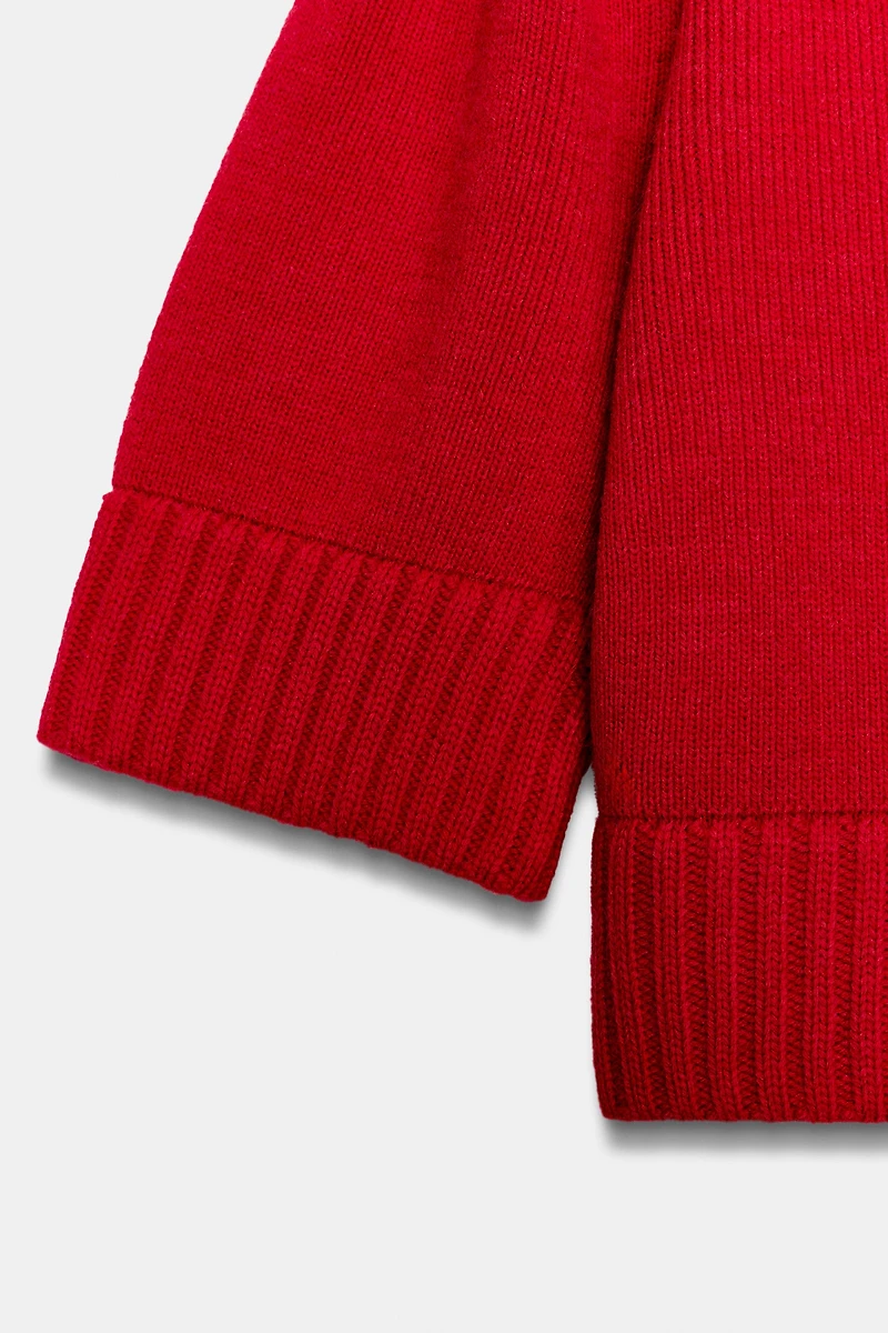 SHORT SLEEVE KNIT JUMPER