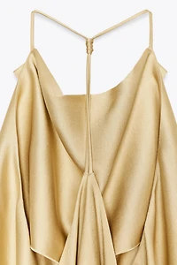 TOP HALTER SATINÉ ZW COLLECTION