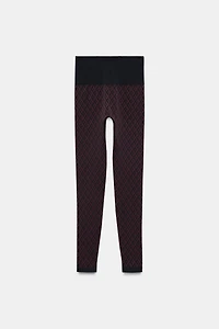 JACQUARD SEAMLESS SKI COLLECTION LEGGINGS