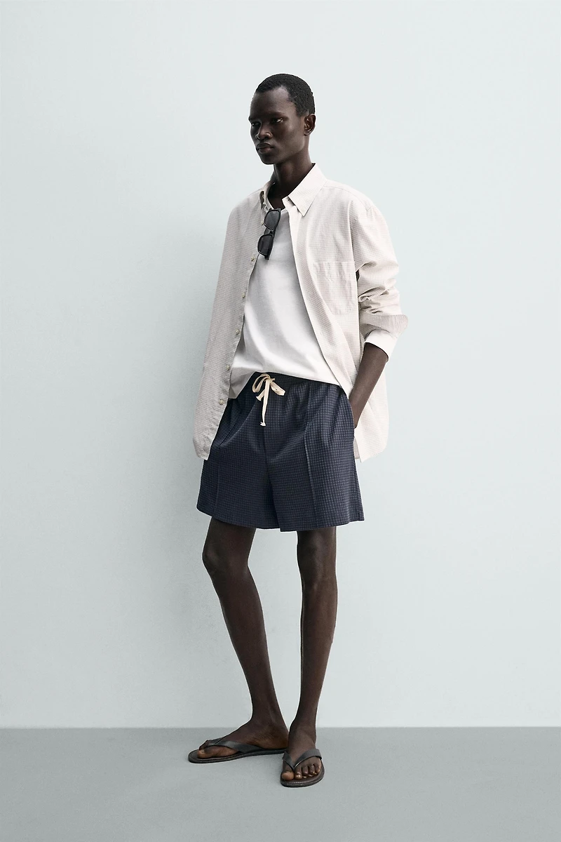 BERMUDA JOGGER STRUCTURÉ