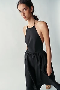 ROBE MIDI EN POPELINE