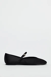 SATIN EFFECT BALLET FLATS 50TH ANNIVERSARY