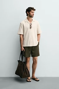 TEXTURED REGULAR FIT SHIRT