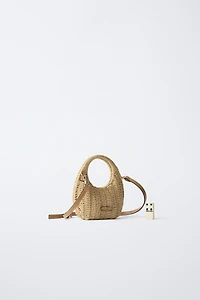 SAC BANDOULIÈRE EFFET RAPHIA