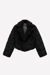 LUDOVIC DE SAINT SERNIN x ZARA REVERSIBLE DOUBLE FACED FAUX LEATHER JACKET