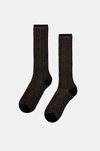 CHAUSSETTES MI-BAS AVEC FIL MÉTALLISÉ