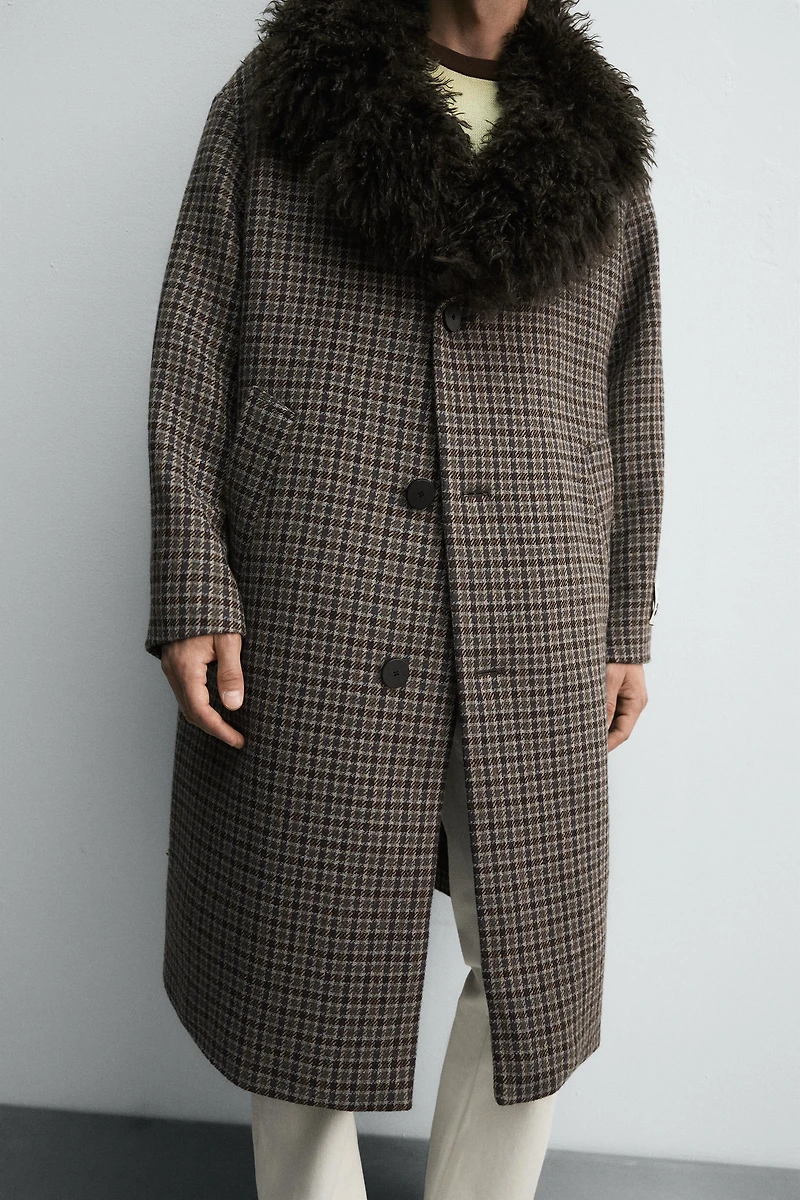 CHECK COMBINED COAT HARRY LAMBERT FOR ZARA X DISNEY