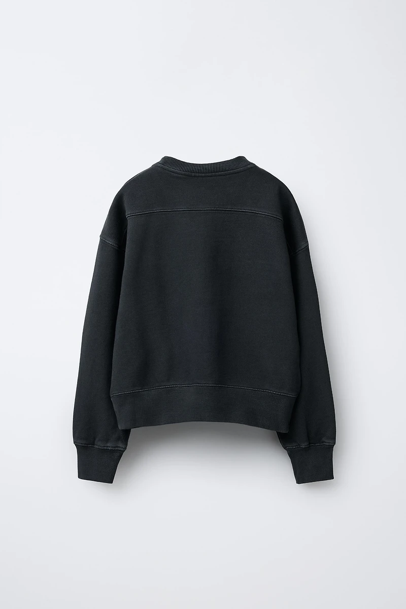 VARSITY PRINT SWEATSHIRT