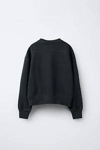 VARSITY PRINT SWEATSHIRT