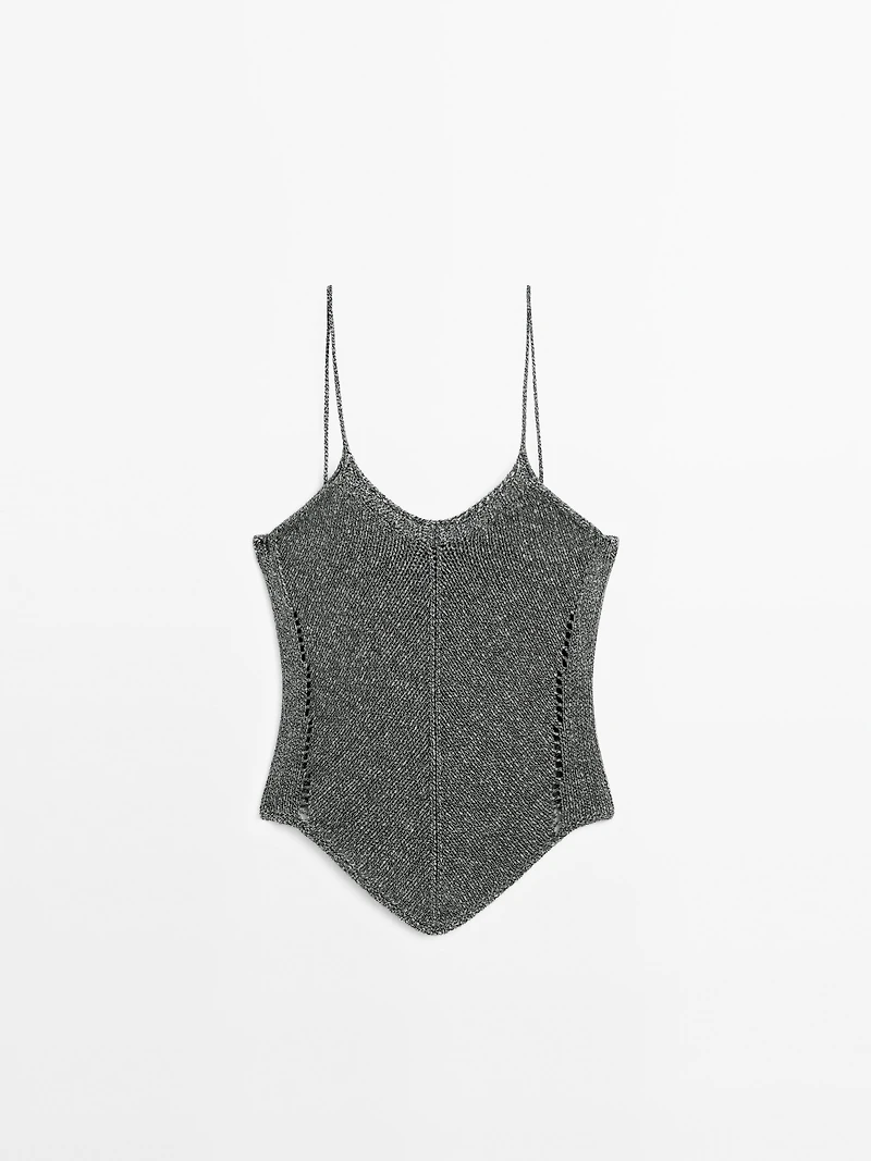 100% cotton knit top