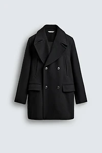DOUBLE BREASTED POCKET OVERCOAT