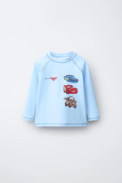 1-6 ANS/ T-SHIRT DE BAIN CARS FLASH MCQUEEN © DISNEY