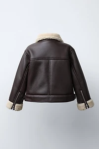 DOUBLE-FACED BIKER JACKET