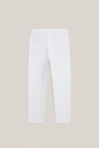 Linen trousers with double dart details - LIMITED EDITION