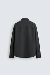 RELAXED FIT FLUID SHIRT WITH POCKETS