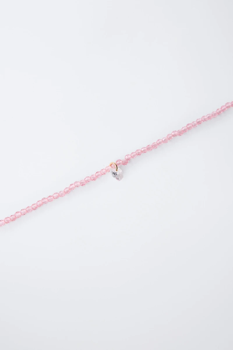 HEART CUBIC ZIRCONIA NECKLACE