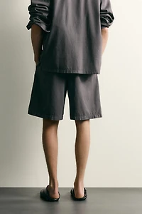 WASHED RELAXED FIT SHORTS