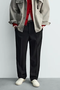 PANTALON STRAIGHT FIT AVEC LAINE