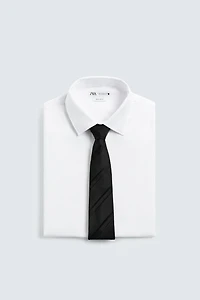 100% SILK STRIPED TIE